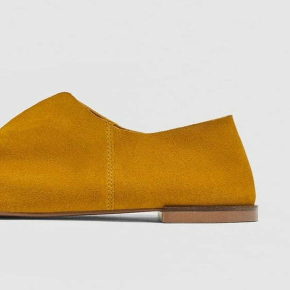 Zara Suede Leather Flats - Picture 3 of 4